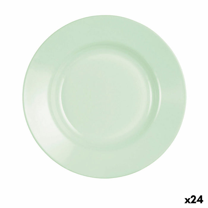 Deep Plate Luminarc Plumi Paradise Ver Green Glass Ø 22 cm (24 Units)