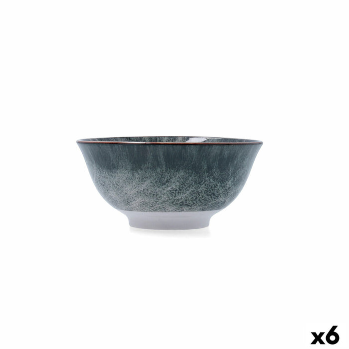 Snack Bowl Bidasoa Stela White Ceramic (6 Units)