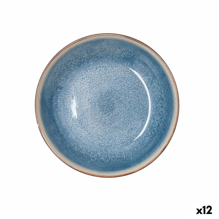 Deep Plate Bidasoa Aura White Ceramic Ø 20 cm (12 Units)