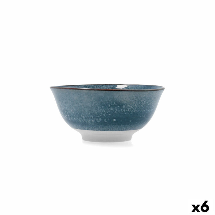 Snack Bowl Bidasoa Aura White Ceramic (6 Units)