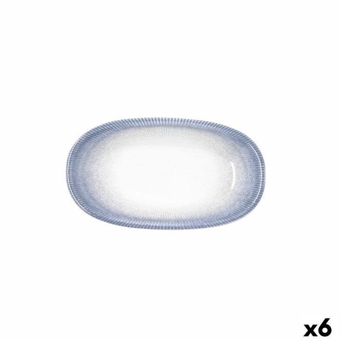 Snack tray Bidasoa Lea Hydrozero White 19 x 11 cm (6 Units)