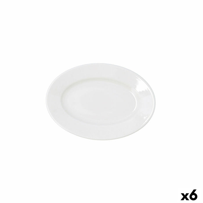 Snack tray Bidasoa Serenity Hydrozero White Ø 20 cm (6 Units)