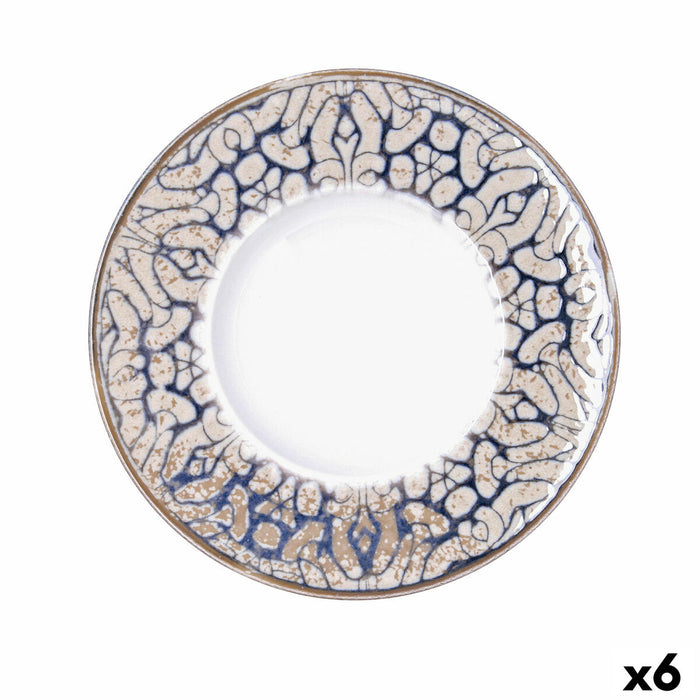 Pasta Dish Bidasoa Deneb Hydrozero Brown Ceramic Ø 26 cm Risotto (6 Units)