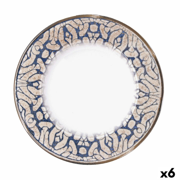 Pasta Dish Bidasoa Deneb Hydrozero Brown Ceramic Ø 30 cm (6 Units)