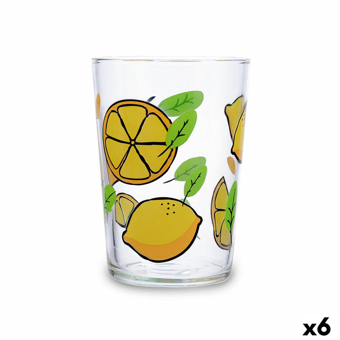 Glass for water Luminarc Limones Multicolour Glass Lemon 500 ml (6 Units)