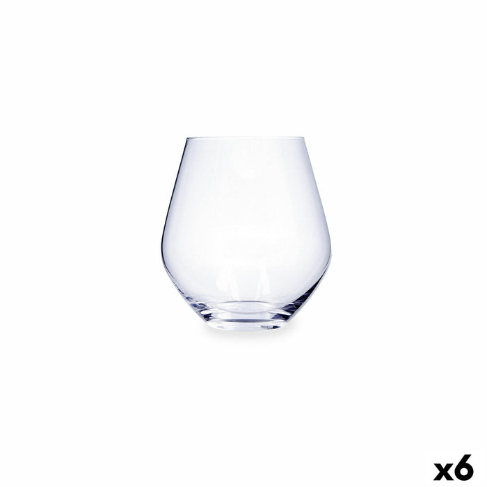 Glass Bohemia Crystal Magnus Transparent Glass 500 ml (6 Units)
