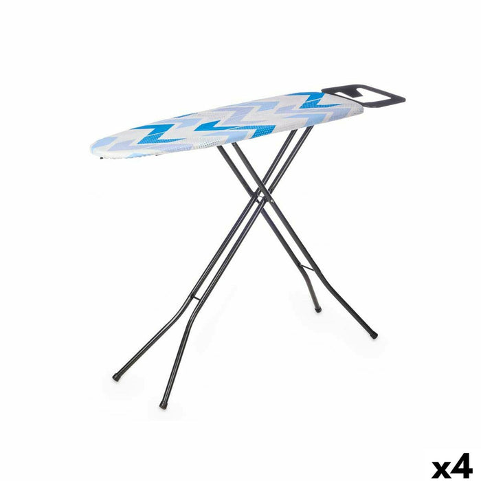 Ironing board Kipit 18359-02 CB-220 Blue White Polyester Cotton (4 Units)