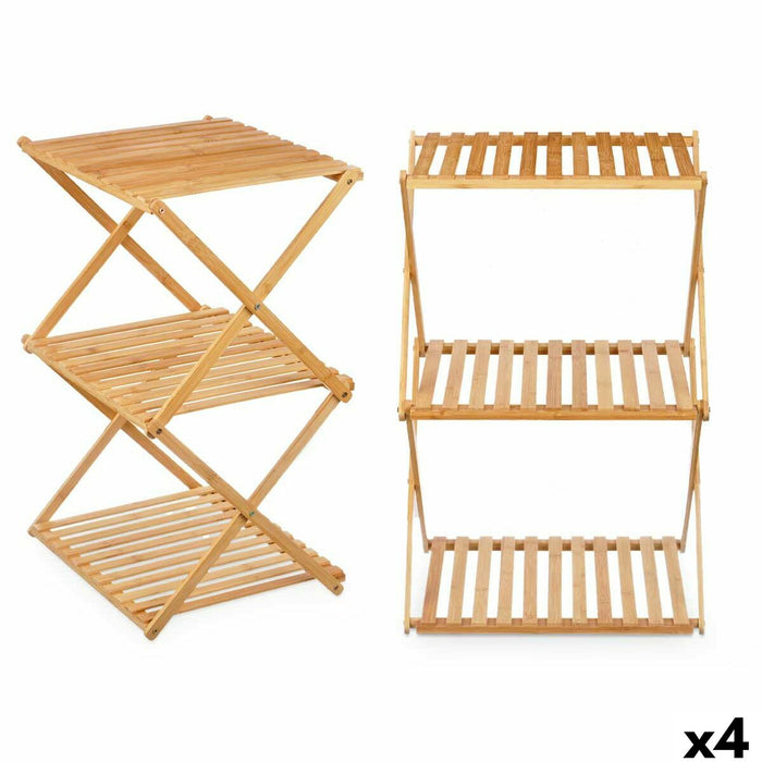 Shelves CH68220-5 Natural Bamboo 40 x 62 x 33,5 cm (4 Units)