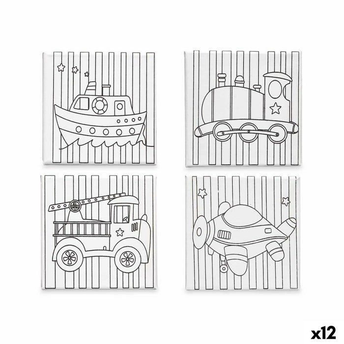 Canvas Pincello Wood Cloth 12 Units