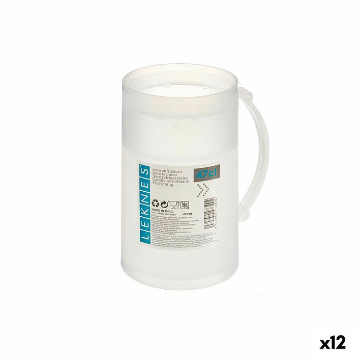 Thermal Jug Leknes Transparent 473 ml (12 Units)