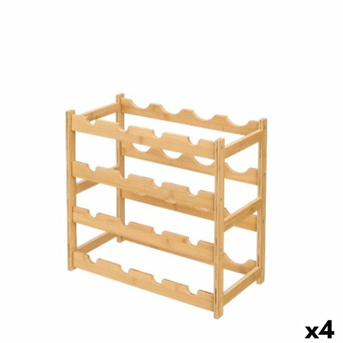 Bottle rack Kinvara Natural 45 x 23,5 x 42,5 cm (4 Units)