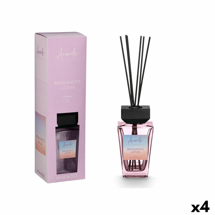 Perfume Sticks Acorde BERGAMOTS LOTUS 1 L (4 Units)