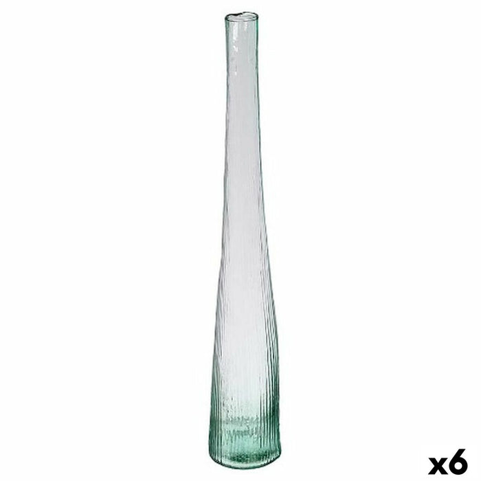 Vase Gift Decor Transparent Glass (6 Units)