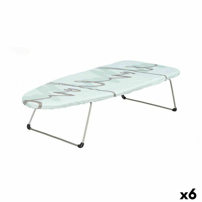 Ironing board Kipit Love Blue Black Cloth Plastic Tablecloth (6 Units)