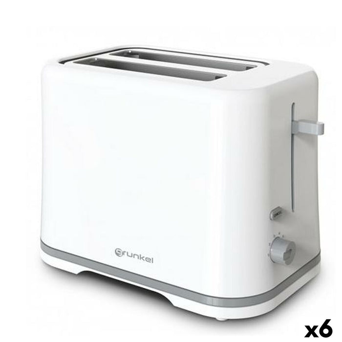 Toaster Grunkel White 870 W 6 Units